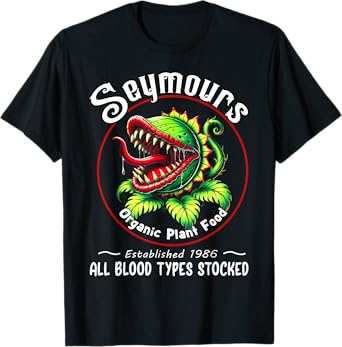 Organic Plant Food Humor Horror Retro Apparel T-Shirt