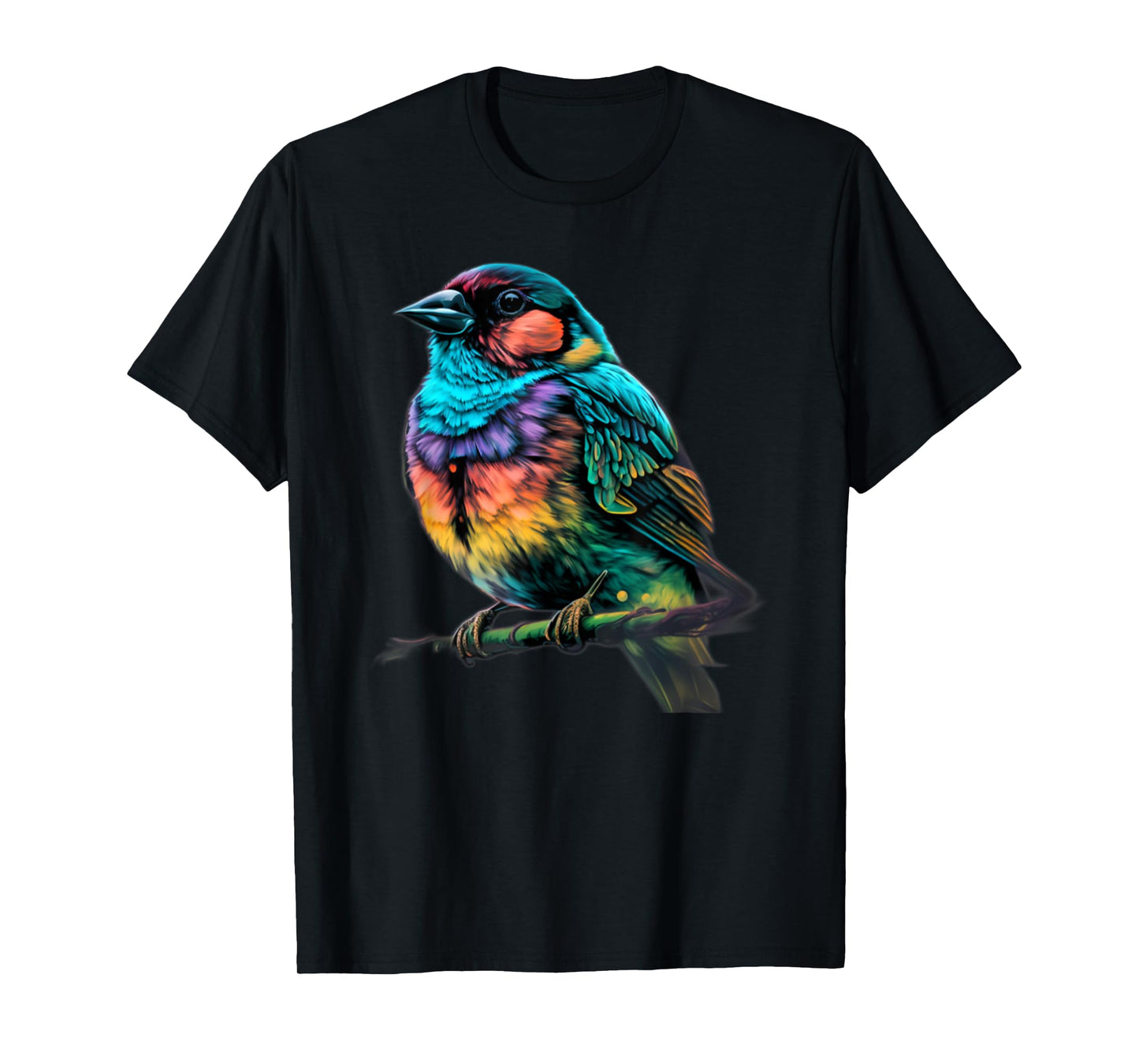 Cute Garden Hummingbird Gifts Colorful Finch T-Shirt