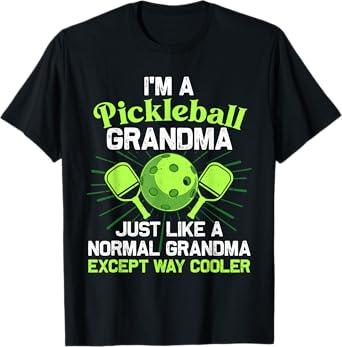 Pickleball Design For Grandma Women Girls Pickle Ball Player T-Shirt
