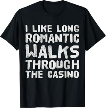 GAMBLING CASINO Clothing FUNNY LAS VEGAS DATE NITE T-Shirt Black Unisex Adults Short Sleeve Cotton Blend T-Shirt Small