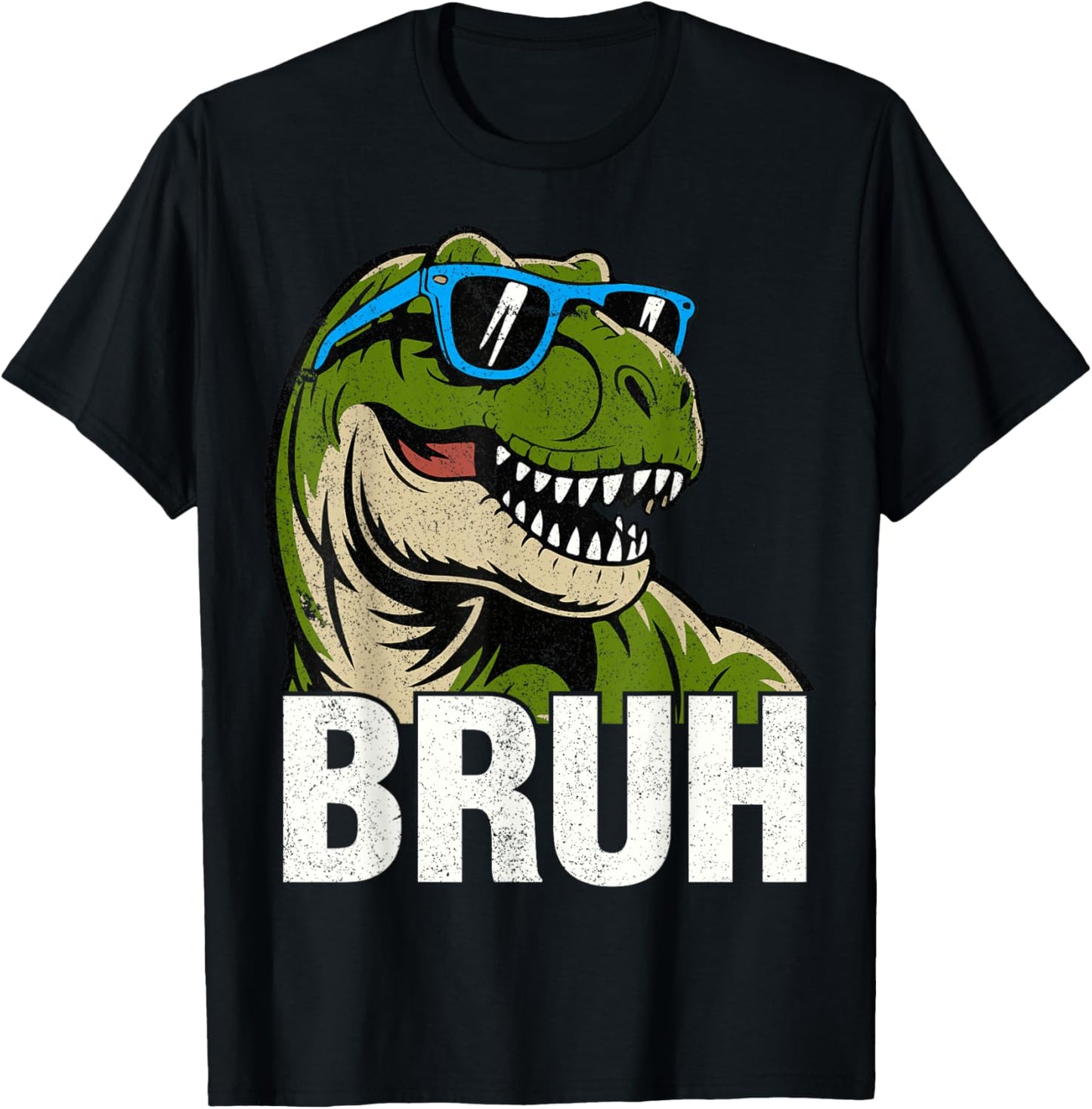 Bruh Dinosaur Boys Tee for Toddler Kids Mens Dinosaur T-rex T-Shirt