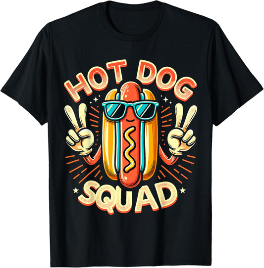 Hot Dog Squad Hot Dog Stand Team Hotdog Crew T-Shirt