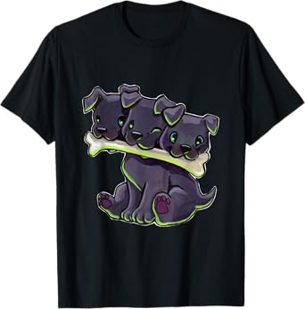 Cerberus cute - funny dog T-Shirt for Men Women