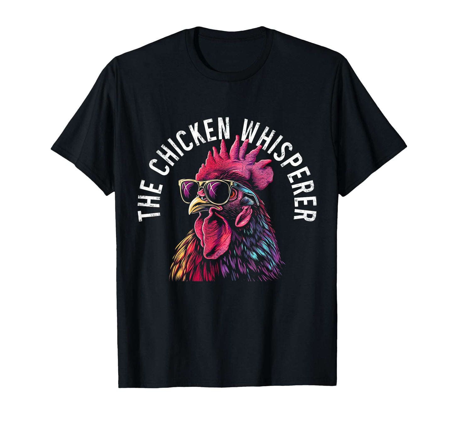 Chicken Whisperer Mom Dad Funny Poultry Farmer Vintage Farm T-Shirt