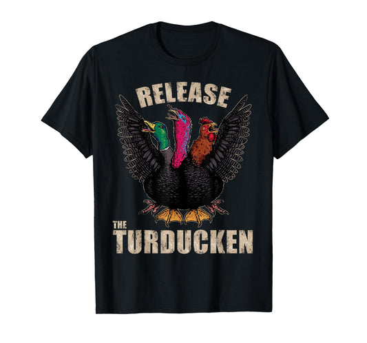 Thanksgiving Day Turkey Turducken Kaiju Monster Ugly Sweater T-Shirt