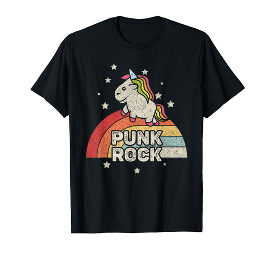 Retro Vintage Ironic Unicorn Punk Rock Music Festival Music T-Shirt