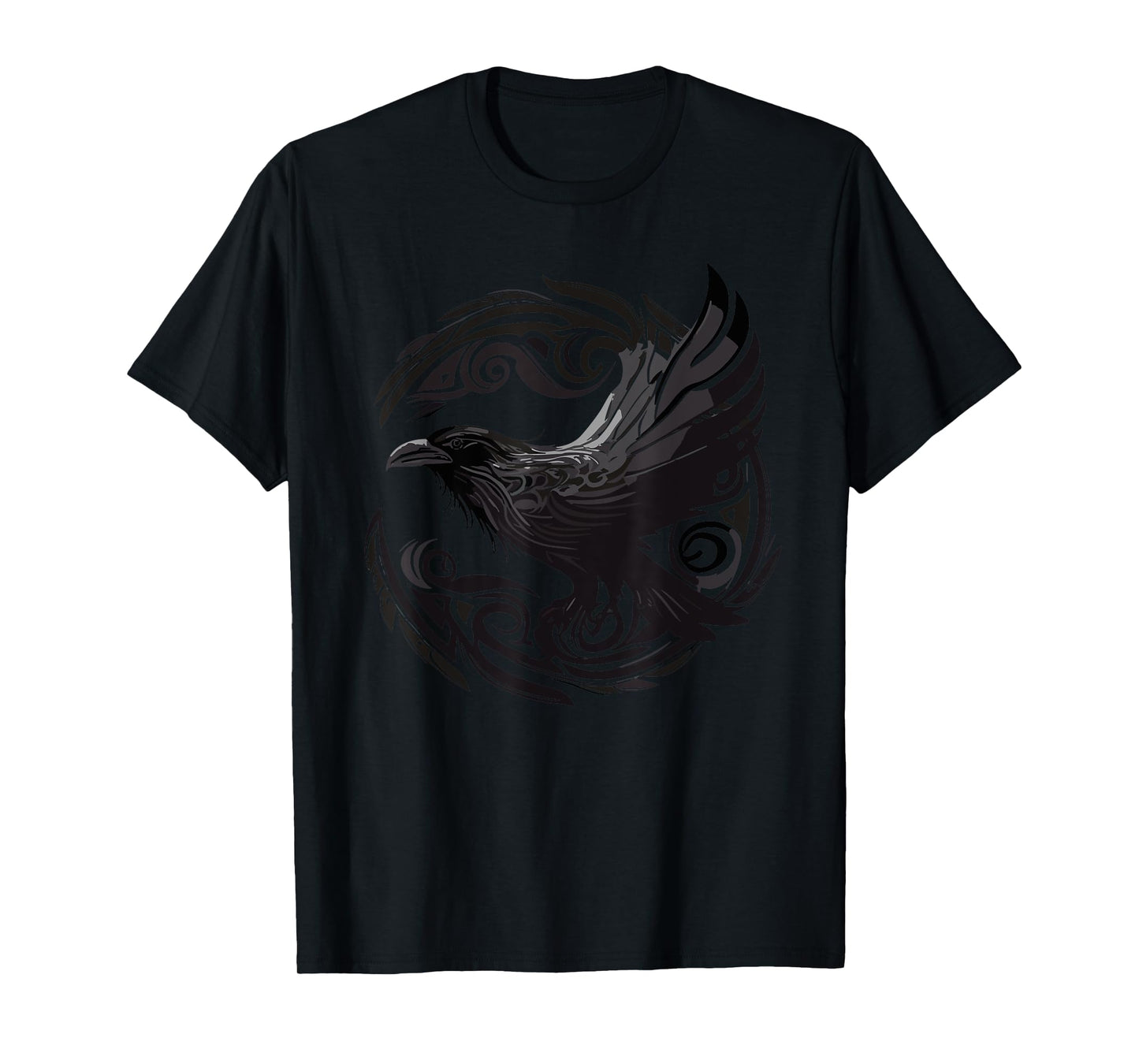 Crow Raven Norse Mythology Viking Vikings Nordic Bird T-Shirt