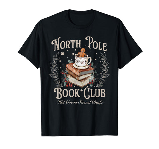 All Booked for Christmas Coquette Xmas Book Club Book Lovers T-Shirt