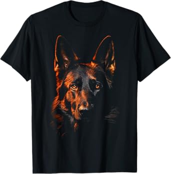 German Shepherd Graphic Pet Illustration Dog German Shepherd T-Shirt
