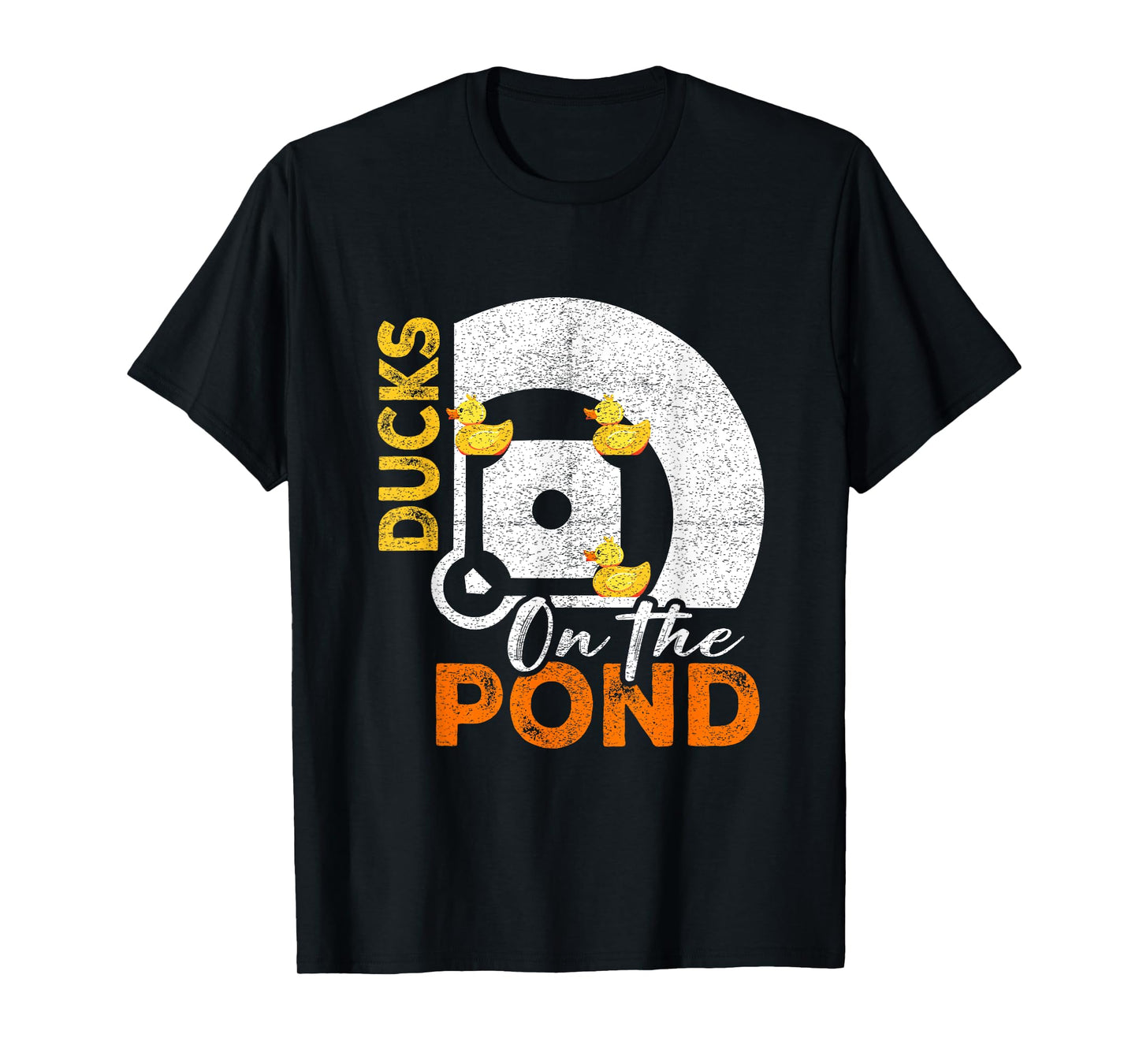 Ducks on the Pond Baseball Field Softball Saying Graphic T-Shirt