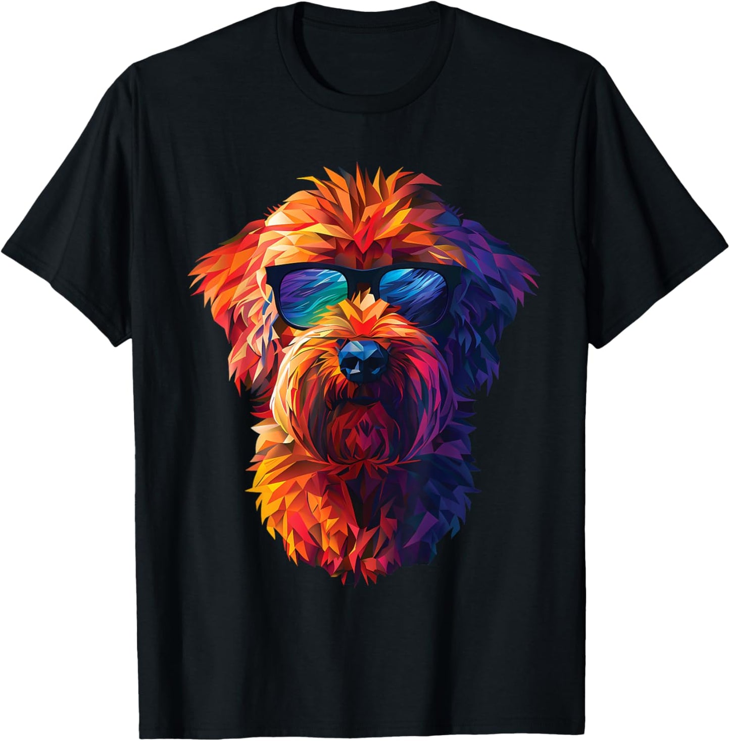 Dog Dad Mom Cool Sunglasses - Whoodle T-Shirt