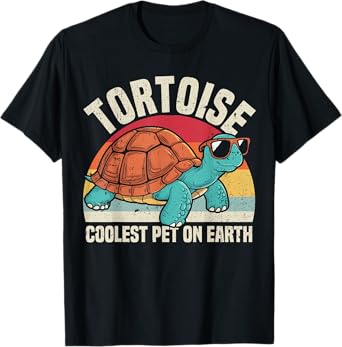 Tortoise Coolest Pet On Earth, Funny Tortoise T-Shirt