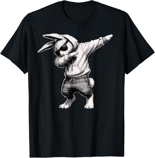 Dabbing Bunny Easter Rabbit T-Shirt