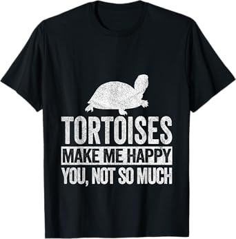 Tortoises Turtle Lover Funny Tortoise Quote Retro T-Shirt