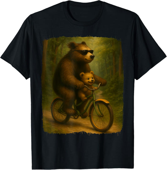 Funny Papa Bear Shirts Kids Fathers Day Grandpa T-Shirt