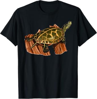 Painted Turtle Shirt - Gift For Turtle Lovers T-Shirt