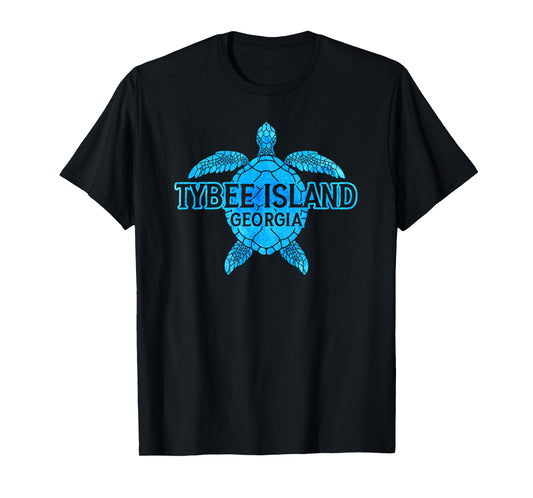 Tybee Island Georgia Sea Turtle Boys Girls Womens Souvenir T-Shirt