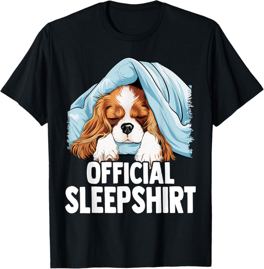 Cavalier King Charles Spaniel Dog Official Sleep Pajama T-Shirt