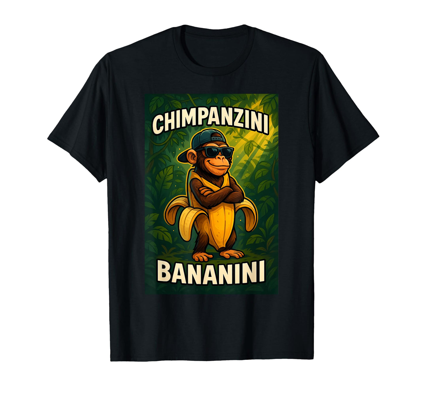 Chimpanzini Bananini Italian Brainrot Shimpanzini Monkey T-Shirt