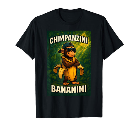 Chimpanzini Bananini Italian Brainrot Shimpanzini Monkey T-Shirt