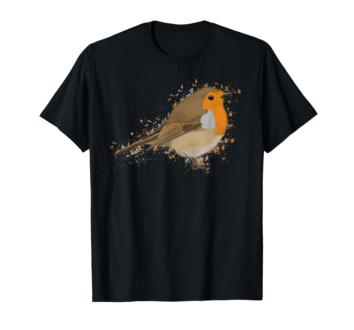 Robin Bird Birder Birdlover Birdwatcher Animal Biologist T-Shirt