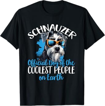 Schnauzer Dog Breed Pet Schnauzer Official Dog T-Shirt