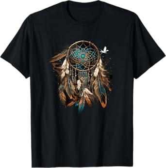 Native American Dreamcatcher Indian Design T-Shirt