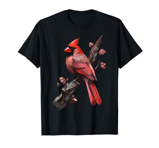 Cardinal bird. Nature's ruby. Beauty in red. T-Shirt