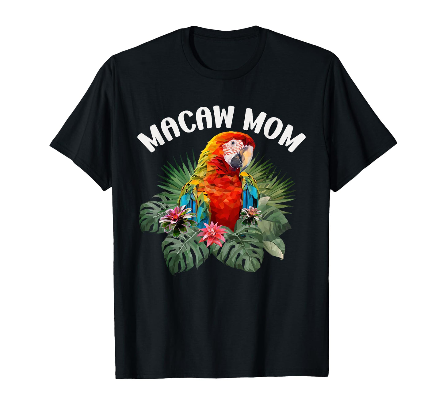 Macaw Mom Cute Scarlet Macaw Parrot Bird Women's T-Shirt