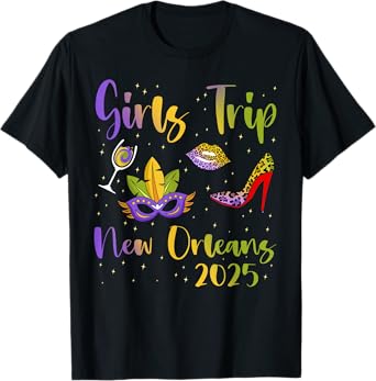 New Orleans Girls Trip 2025 Bachelor Besties Party Matching T-Shirt