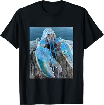 Funny Jumpscare Lobster Meme Blue Crustacean T-Shirt