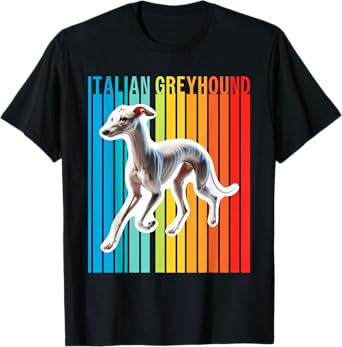 Colorful Italian Greyhound T-Shirt