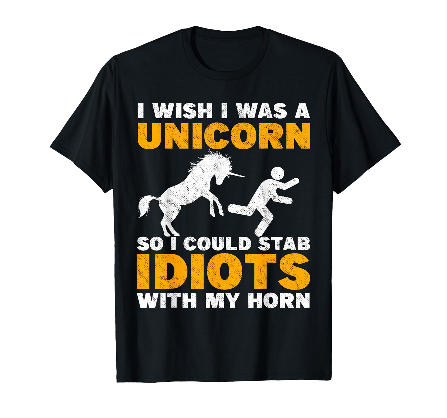 Funny sarcastic sarcasm unicorn horn adult humor offensive T-Shirt