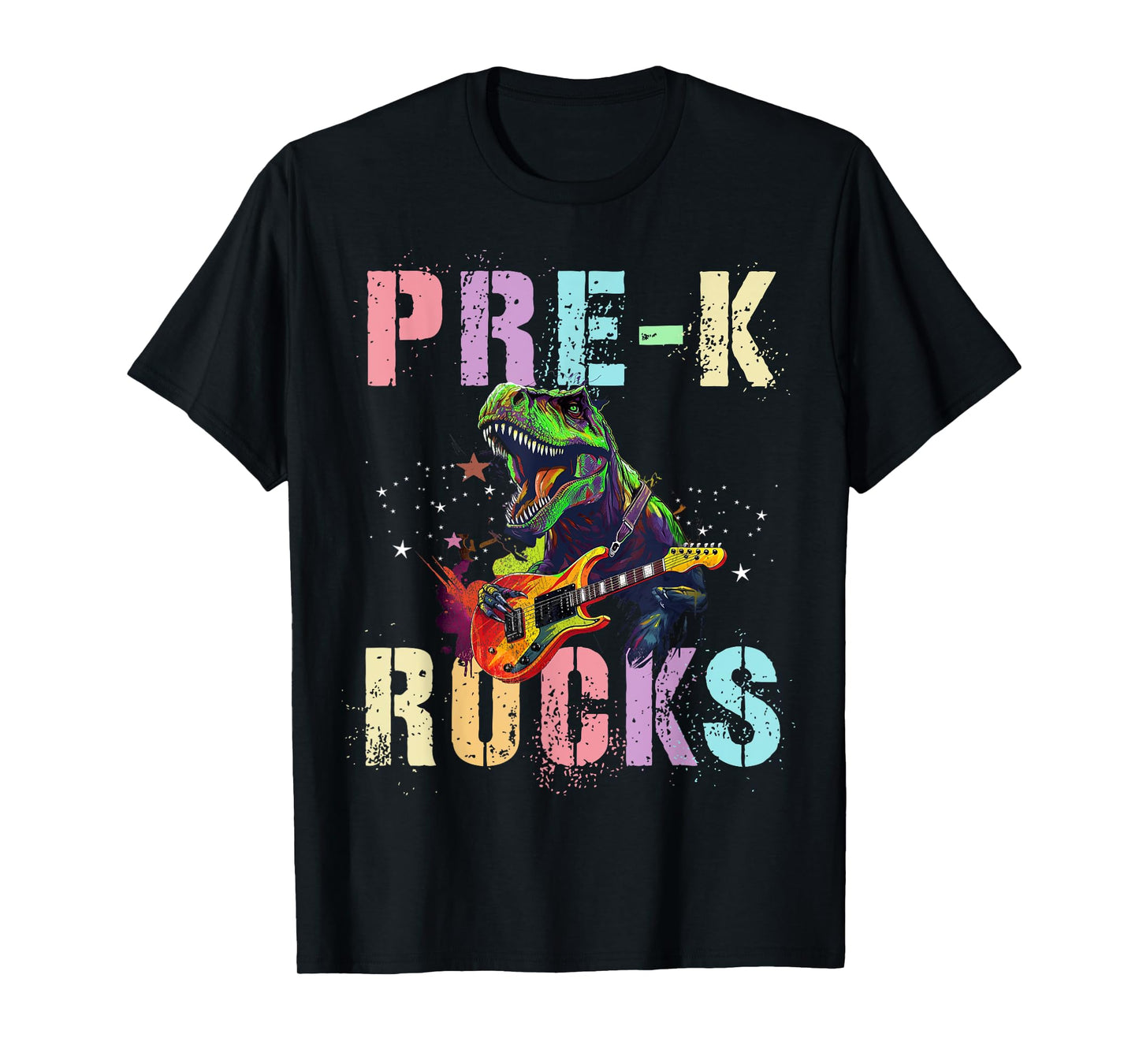 Cute PRE-K ROCKS Teacher Squad PreK Little ABCD Rockstars T-Shirt for Men Women Girls Kids