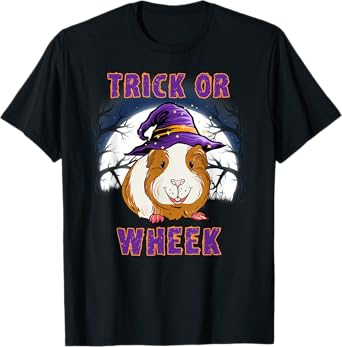 Trick Or Wheek Guinea Pig Halloween T-Shirt
