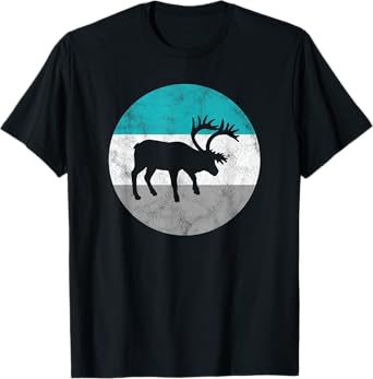 Caribou Retro Gift For Men Women Boys & Girls T-Shirt