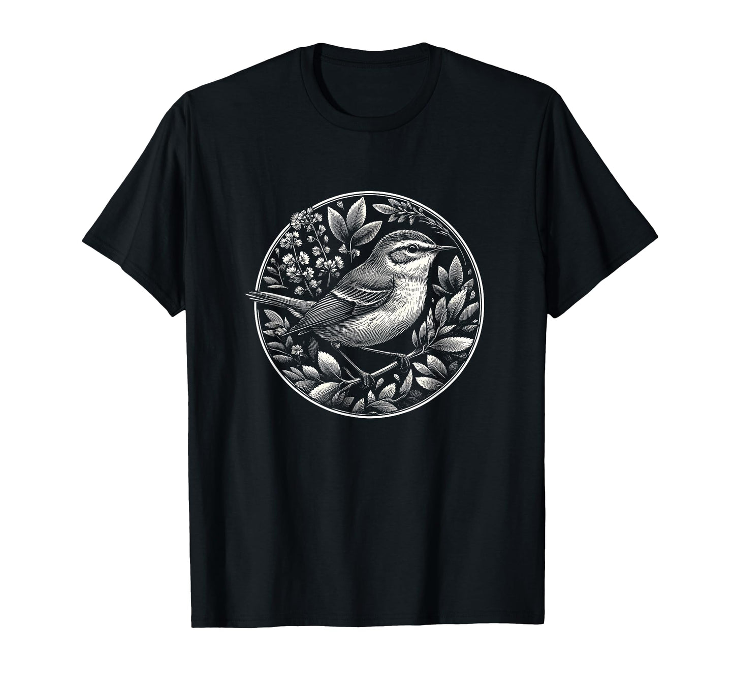 Warbler Bird Graphic Art Design T-Shirt