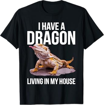 Funny Bearded Dragon Art For Men Women Bearded Dragon Owner T-Shirt