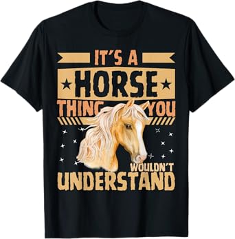 Cute Horse Girl T-Shirt