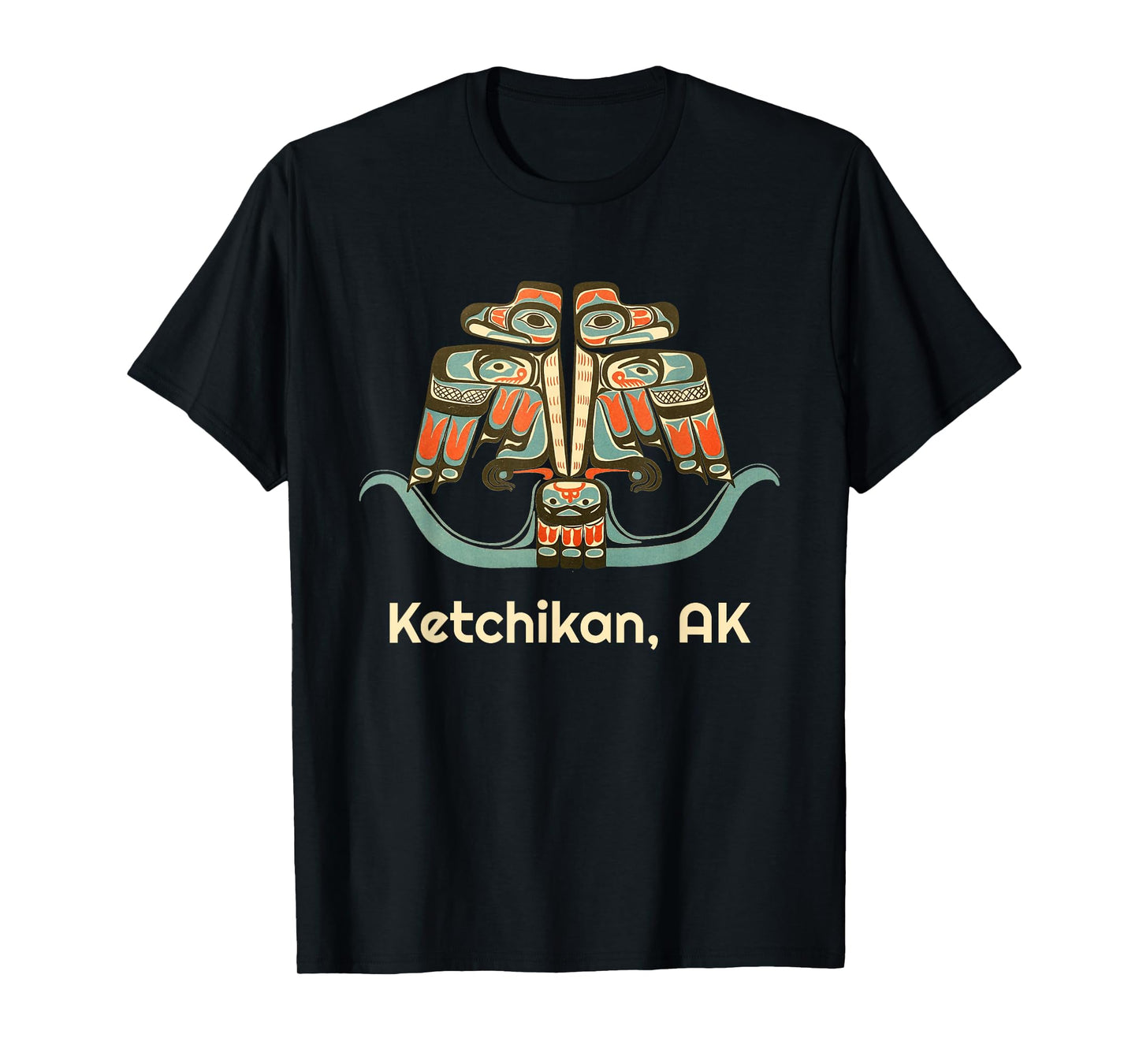 Ketchikan Alaska Thunderbird Native Indian American Tribal T-Shirt