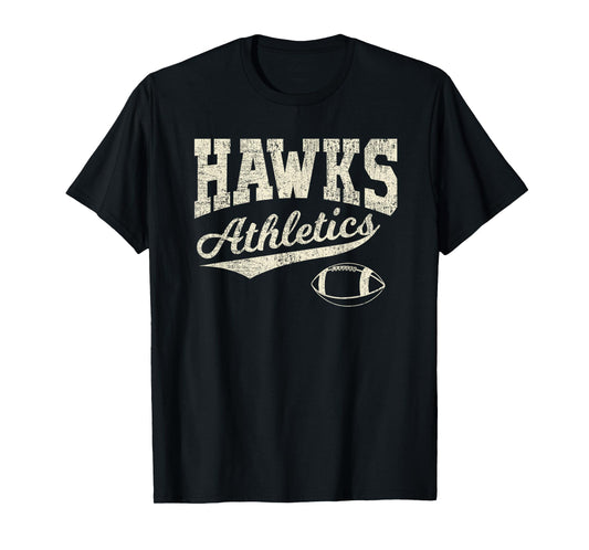 spirit wear, Hawks, high school football athletics T-Shirt