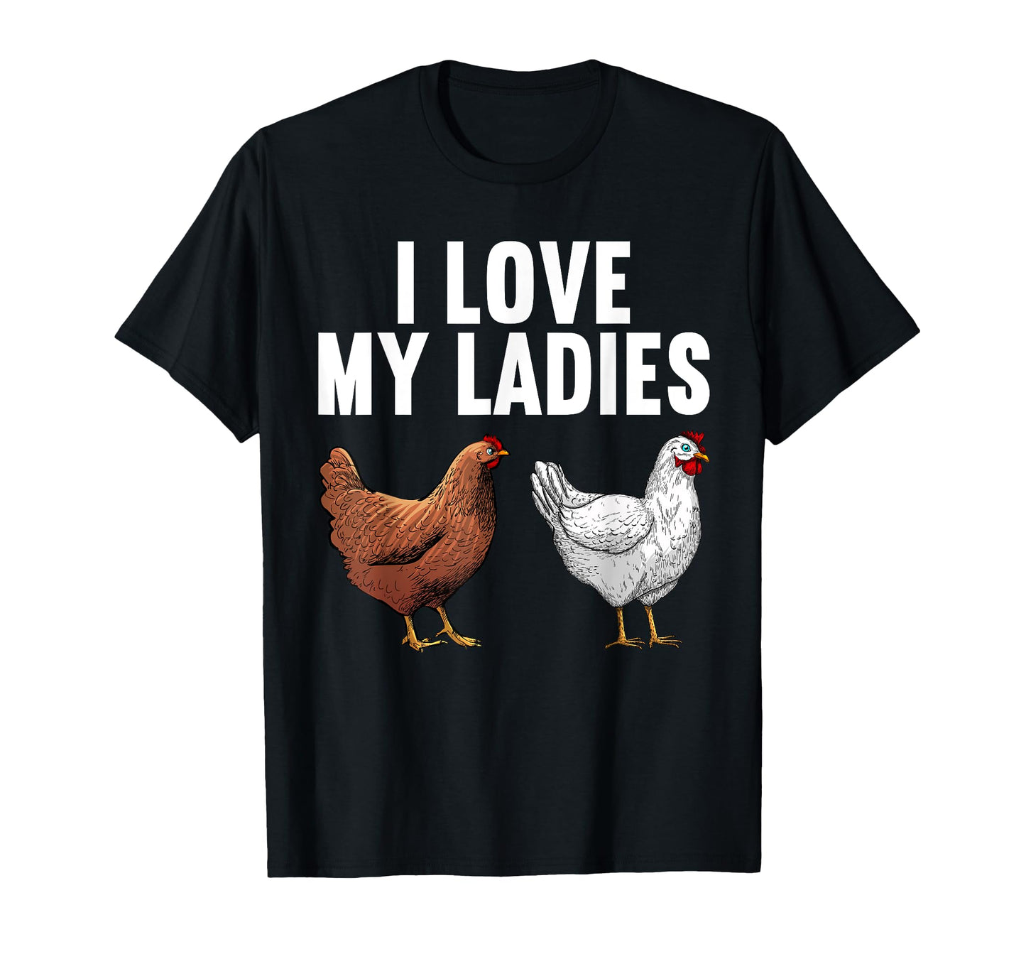 Cool Chicken Art For Men Women Dad Rooster Chicken Farmer T-Shirt