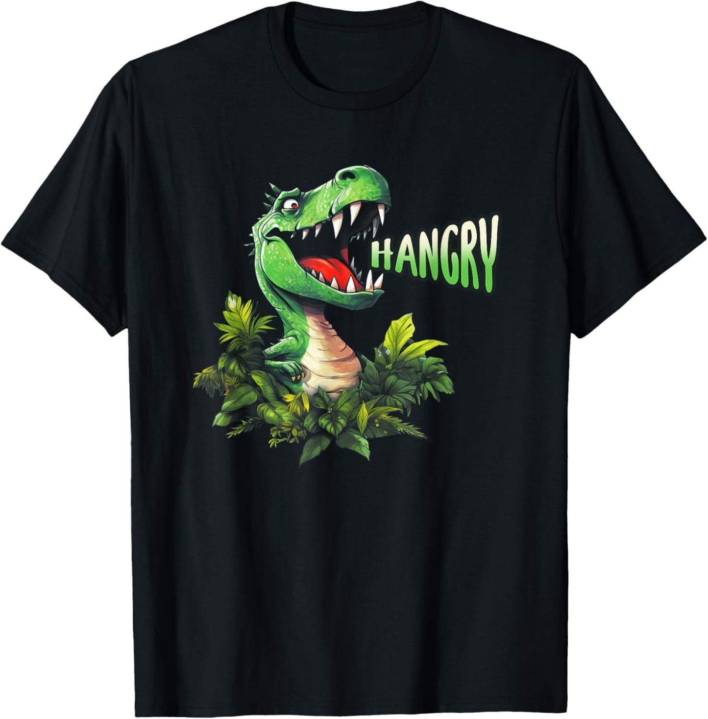 Foodie Rawr Hangry Funny T Rex Dinosaur Hungry Food Lover T-Shirt