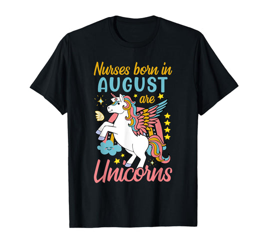 Nurse Born In August T-Shirt