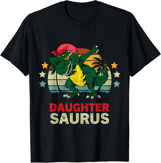 Daughtersaurus TRex Dinosaur Daughter Saurus T-Shirt
