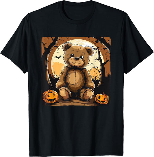 Smiling Halloween Teddy Bear Costume T-Shirt