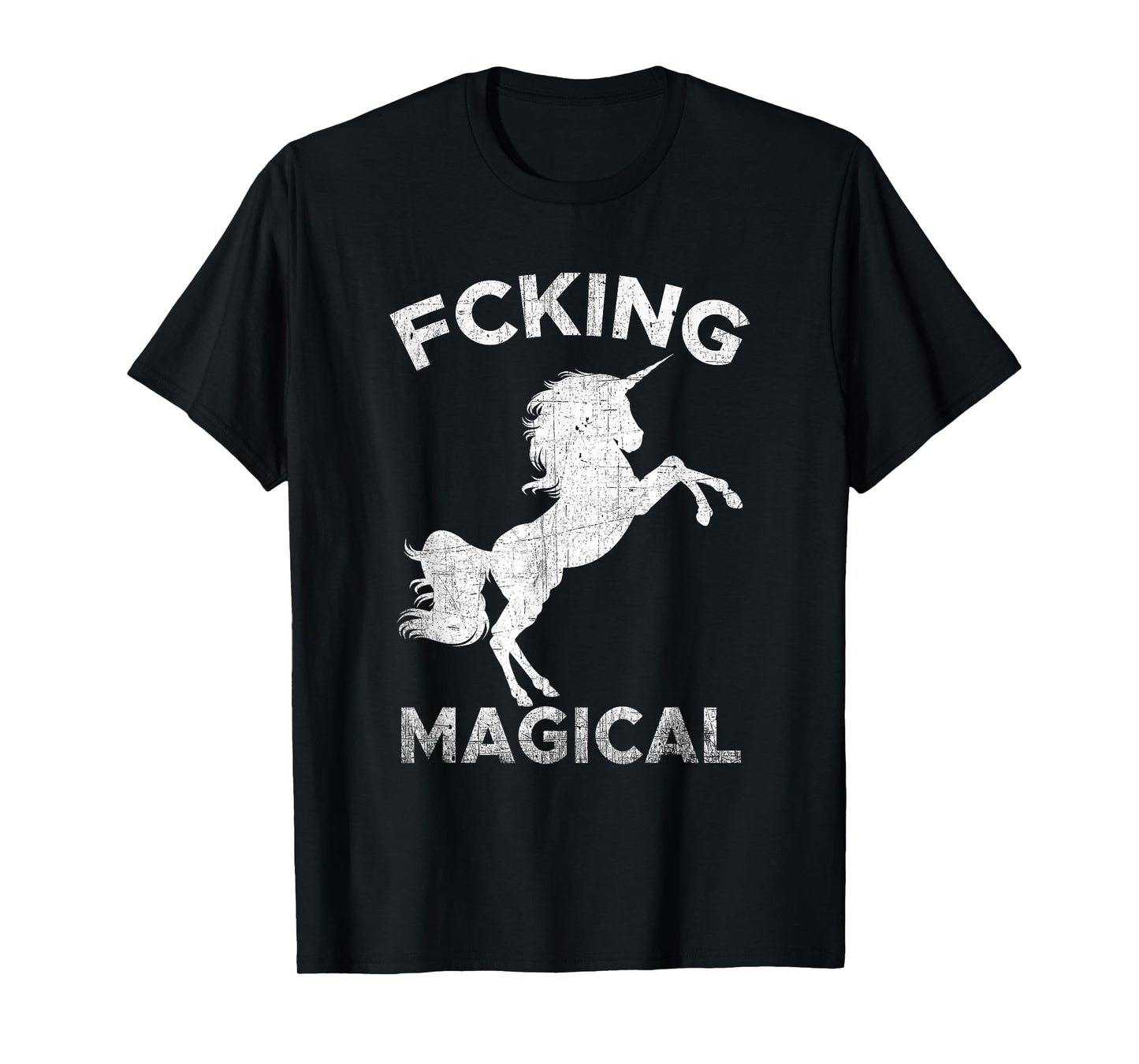 Fcking Magical Unicorn - Funny Adult Womens T-Shirt