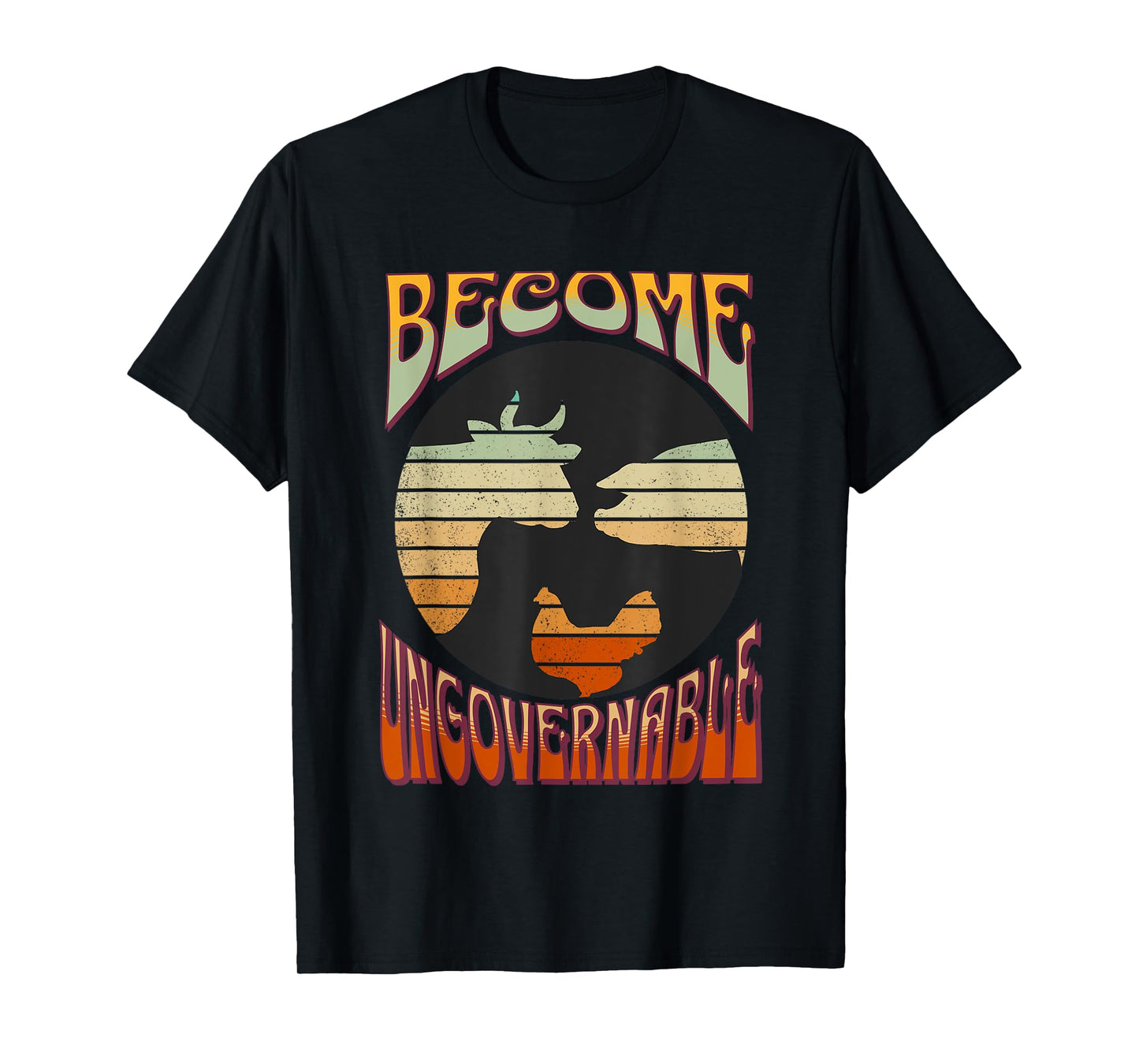 Become Ungovernable Homestead Resistance Choose Freedom T-Sh T-Shirt