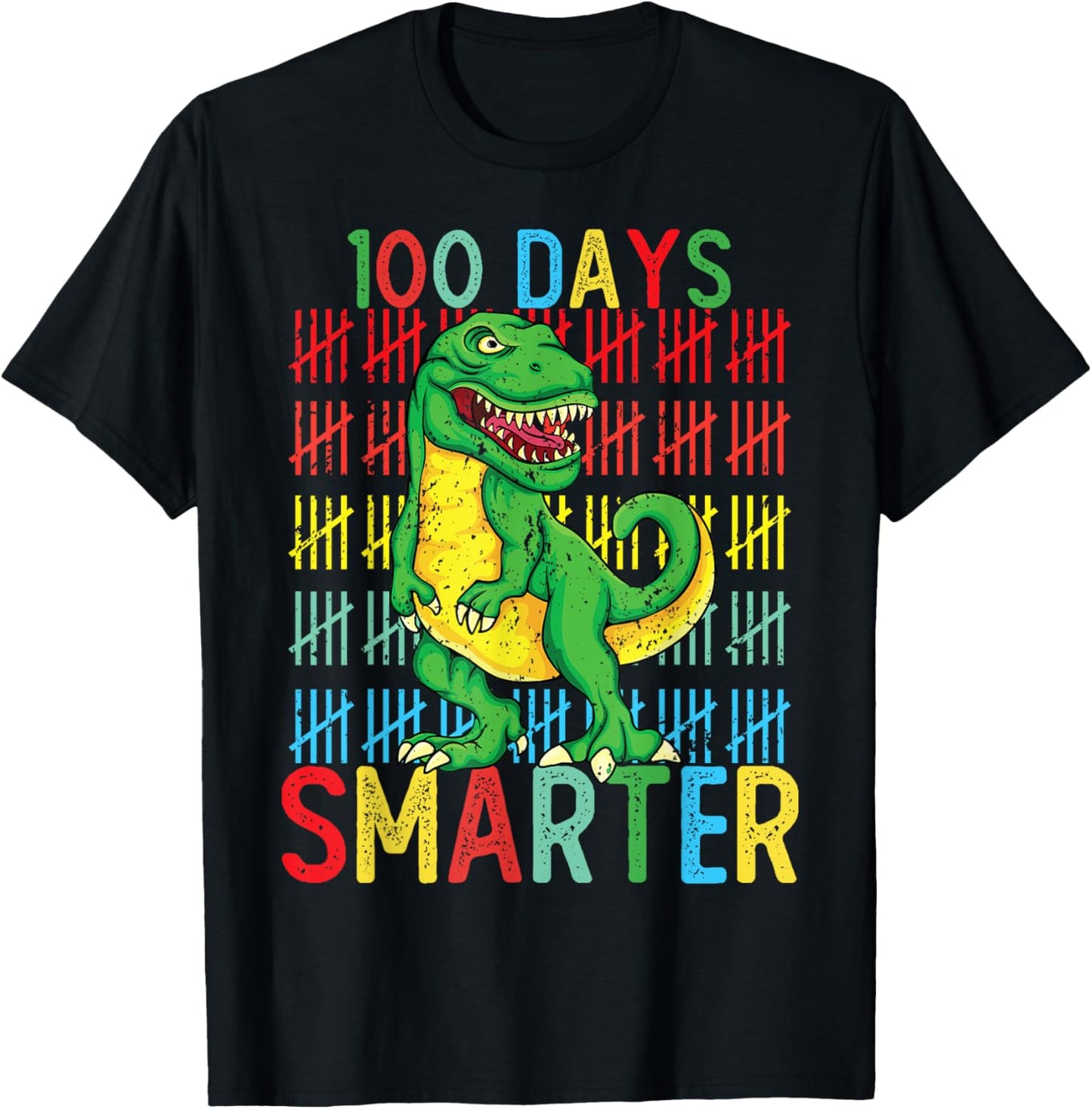 100th Day of School Dino Kids Happy 100 Days Dinosaur T-Rex T-Shirt