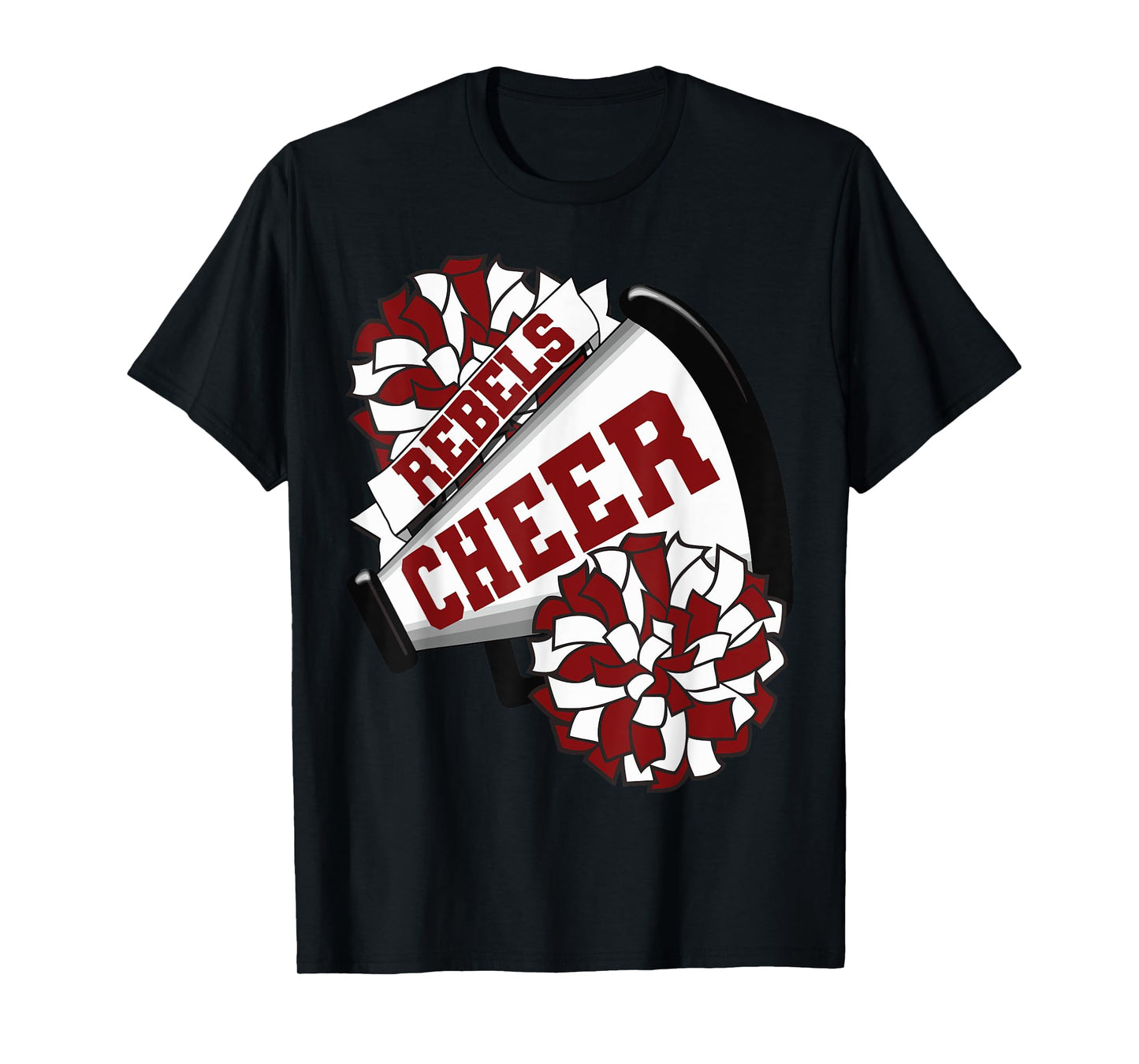 Rebels Cheer Back To School Cheerleading Spirit M T-Shirt